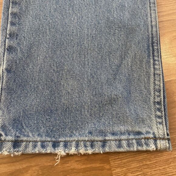 LL Bean Jeans Mens 38x32 Blue Denim Classic Fit Chore Work - Picture 6 of 16